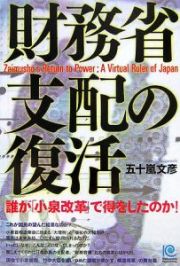 財務省支配の復活