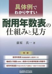 具体例でわかりやすい耐用年数表の仕組みと見方