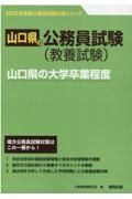 山口県の大学卒業程度　２０２３