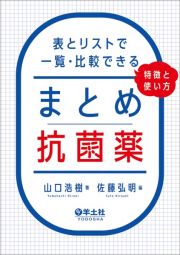 まとめ抗菌薬　表とリストで一覧・比較できる、特徴と使い方