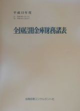 全国信用金庫財務諸表　平成１３年度