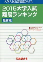 大学入試　難易ランキング＜最新版＞　２０１５