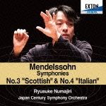 メンデルスゾーン：交響曲第３番「スコットランド」＆第４番「イタリア」
