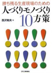 勝ち残る生産現場のための人づくりモノづくり１０方策