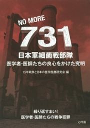 ＮＯ　ＭＯＲＥ　７３１　日本軍細菌戦部隊