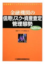 金融機関の信用リスク・資産査定管理態勢　平成２０年