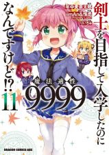 剣士を目指して入学したのに魔法適性９９９９なんですけど！？１１