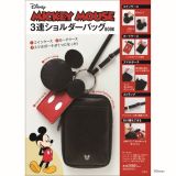 Ｄｉｓｎｅｙ　ＭＩＣＫＥＹ　ＭＯＵＳＥ　３連ショルダーバッグＢＯＯＫ