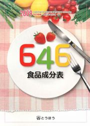 ６４６　食品成分表＜５訂補版＞　２００９