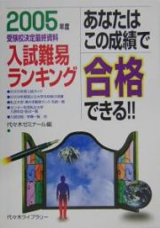 あなたはこの成績で合格できる！！　２００５