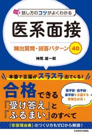 話し方のコツがよくわかる　医系面接　頻出質問・回答パターン４０