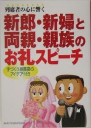 列席者の心に響く新郎・新婦と両親・親族のお礼スピーチ