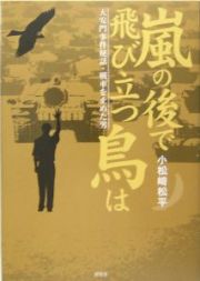 嵐の後で飛び立つ鳥は