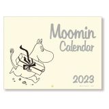 ムーミン壁かけカレンダー　モノトーン　２０２３