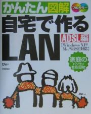 かんたん図解自宅で作るＬＡＮ　ＡＤＳＬ（エ－ディ－