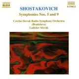 ショスタコーヴィチ：交響曲第５番，第９番（チェコスロヴァキア放送響／スロヴァーク）