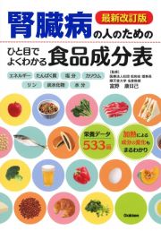 腎臓病の人のための　ひと目でよくわかる食品成分表　最新改訂版