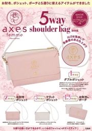 ａｘｅｓ　ｆｅｍｍｅ　５ｗａｙ　ｓｈｏｕｌｄｅｒ　ｂａｇ　ＢＯＯＫ