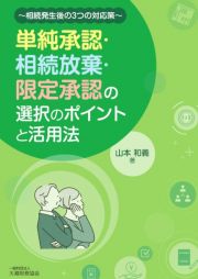 単純承認・相続放棄・限定承認の選択のポイントと活用法　相続発生後の３つの対応策