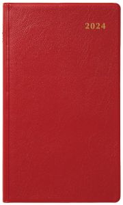 １１１５　ＳＡＮＮＯ地図入り版（赤）　２０２４年版　１月始まり手帳