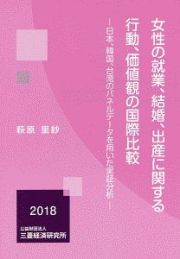 女性の就業、結婚、出産に関する行動、価値観の国際比較　２０１８