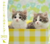 ミニ判カレンダーかわいいこねこのカレンダー　２０２１