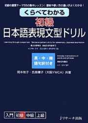 初級　日本語表現文型ドリル　くらべてわかる