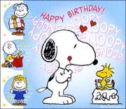 ＳＮＯＯＰＹ　グリーティングカード　ＨＡＰＰＹ　ＢＩＲＴＨＤＡＹ