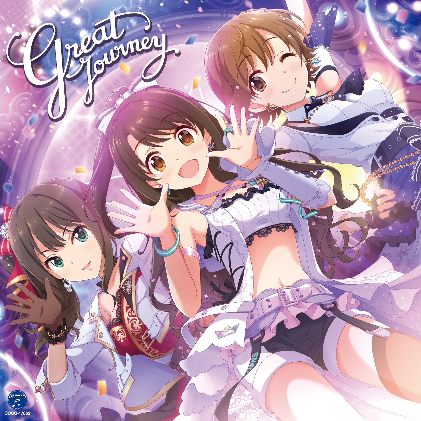 The Idolm Ster Cinderella Girls Starlight Master Collaboration Great Journey The Idolm Ster シンデレラガールズ 島村卯月 声優 大橋彩香 渋谷凛 声優 福原綾香 本田未央 声優 のcdレンタル 通販 Tsutaya ツタヤ